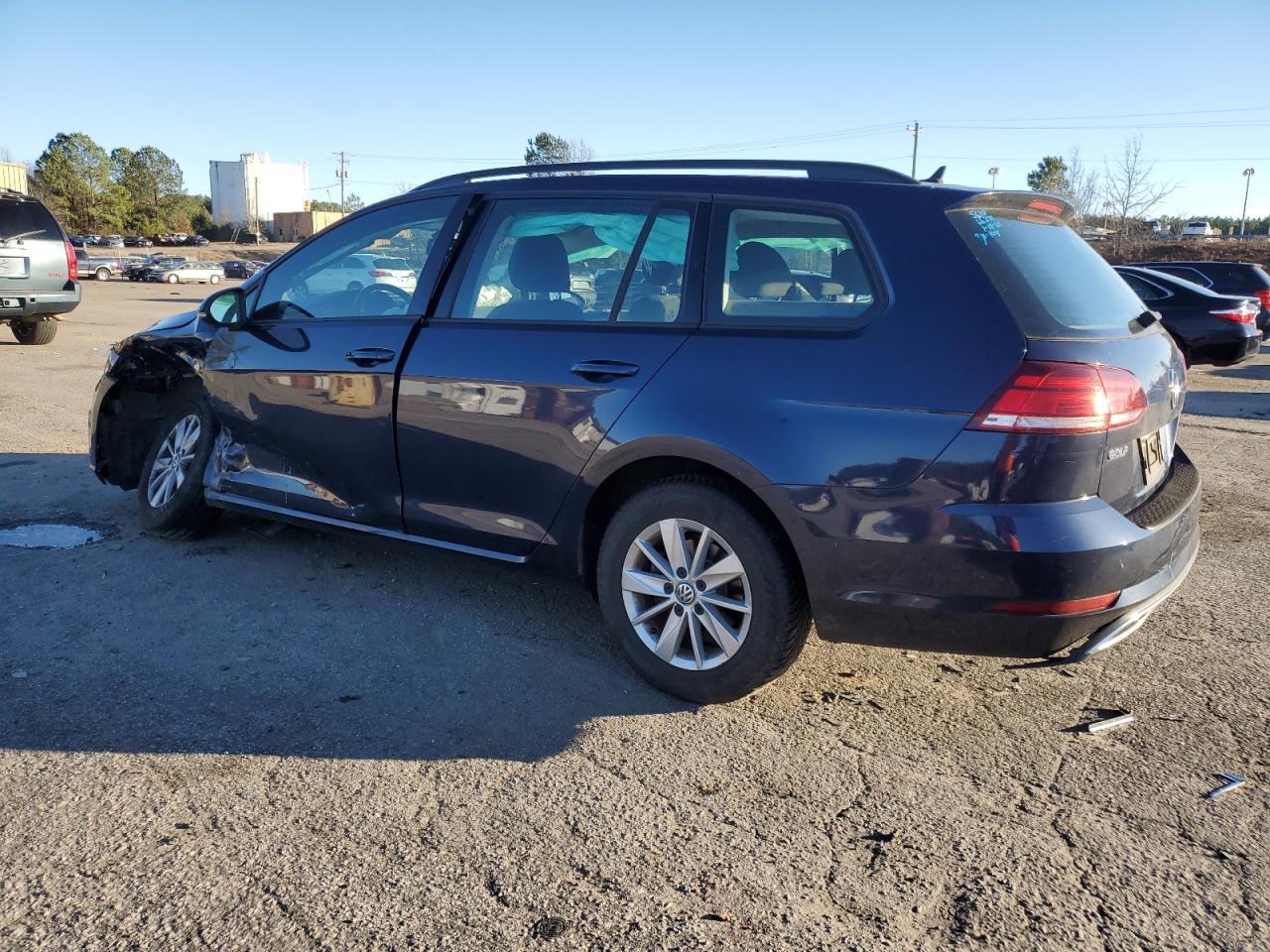 2018 Volkswagen Golf VIN 3VW717AU0JM759863 Copart auction photo, front end / side damage thumbnail 2