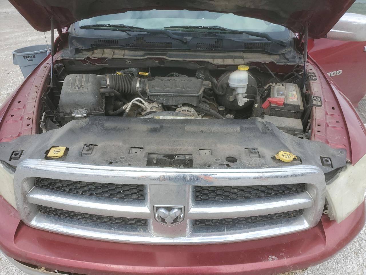 2011 Dodge RAM VIN 1D7RV1GP4BS632594 Copart auction photo, front end / rear end damage thumbnail 11