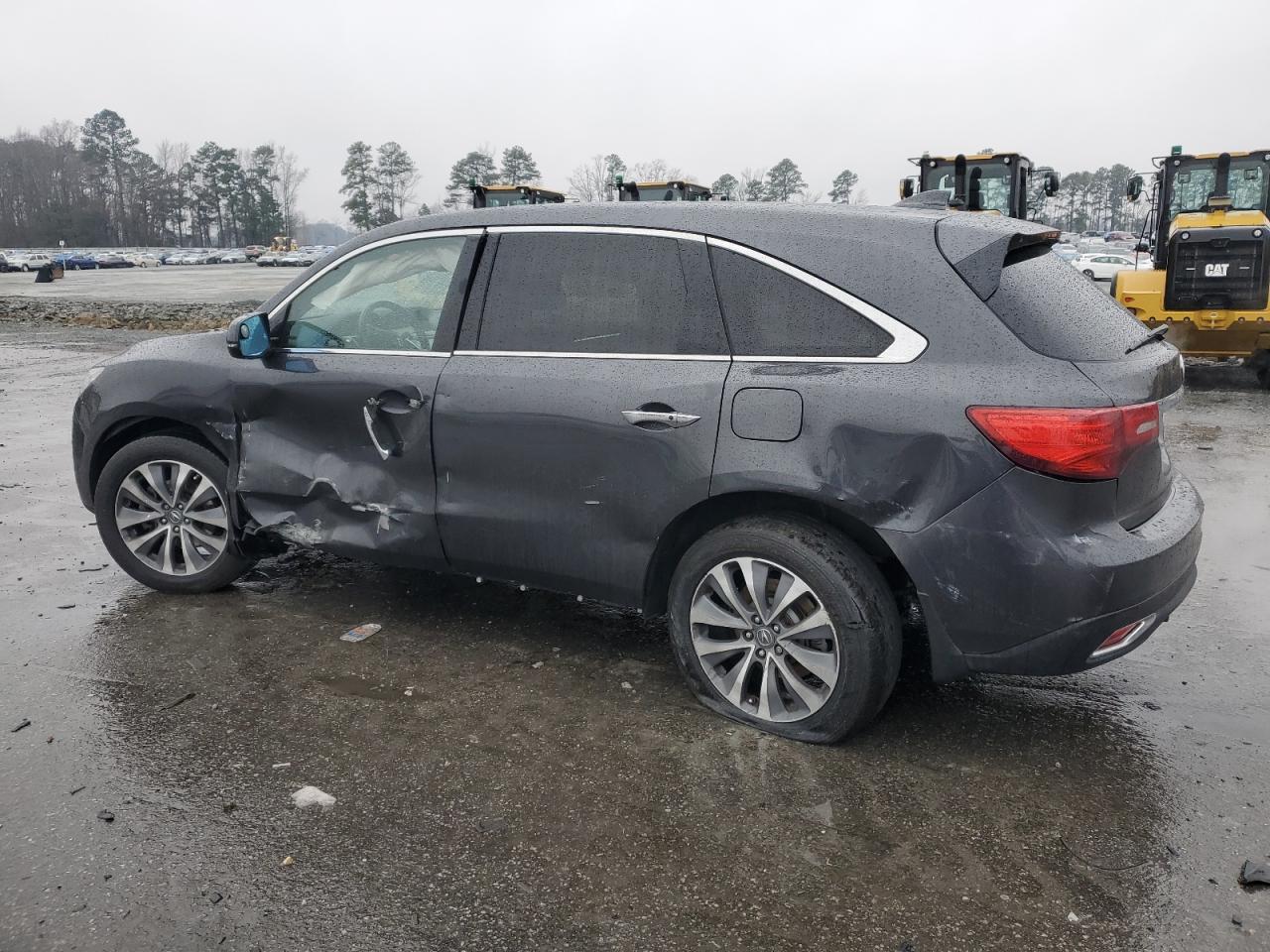 2014 Acura MDX VIN 5FRYD4H49EB045743 Copart auction photo, side damage thumbnail 2