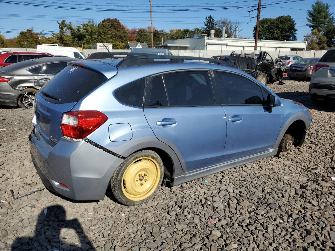 2012 Subaru Impreza VIN JF1GPAL63CH214881 Copart auction photo, all over damage thumbnail 3