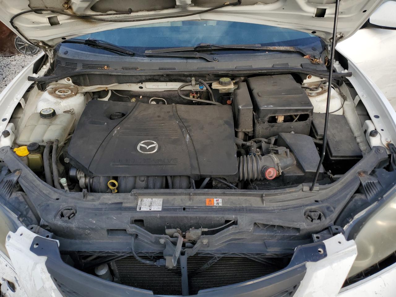 2004 Mazda 3 VIN JM1BK12F341168774 Copart auction photo, front end / side damage thumbnail 11