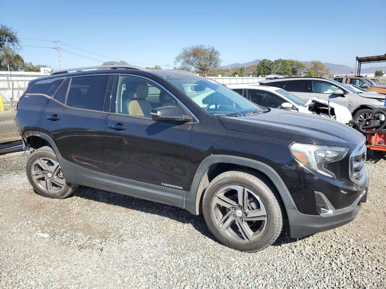 2018 GMC Terrain VIN 3GKALPEV7JL136739 Copart auction photo, rear end damage thumbnail 4