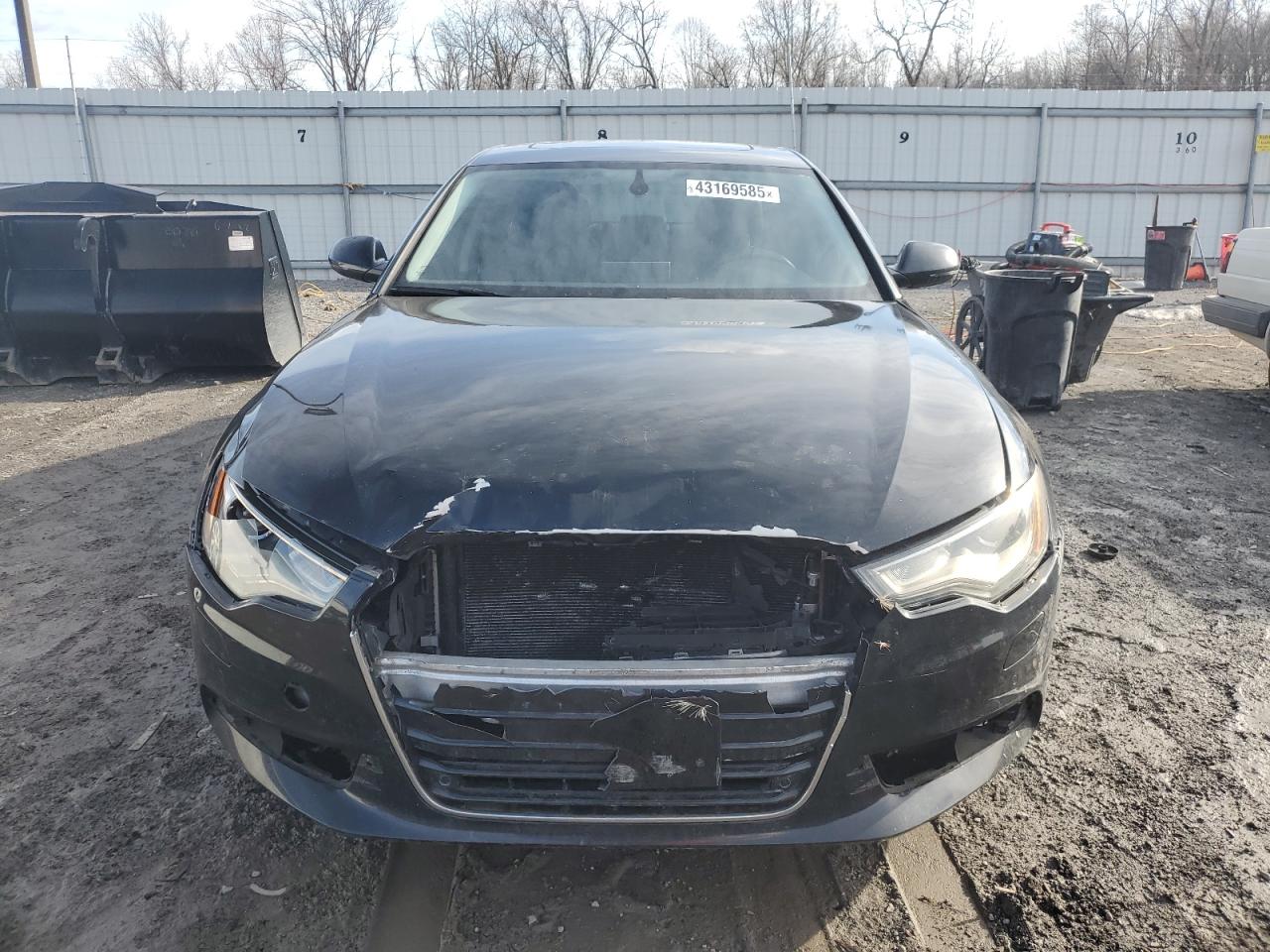 2014 Audi A6 VIN WAUGFAFC6EN040286 Copart auction photo, front end damage thumbnail 5