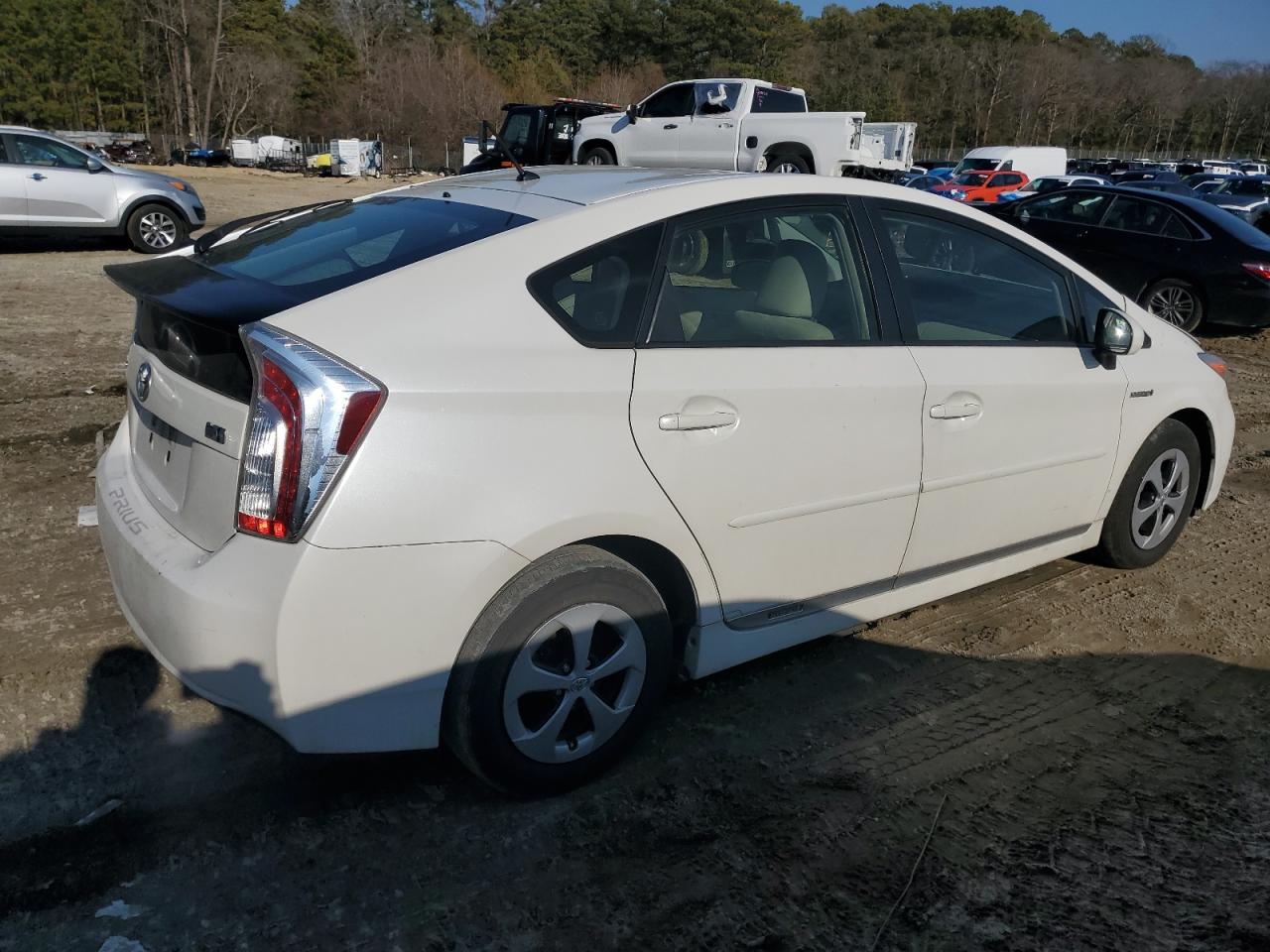 2012 Toyota Prius VIN JTDKN3DU7C5459607 Copart auction photo, front end damage thumbnail 3