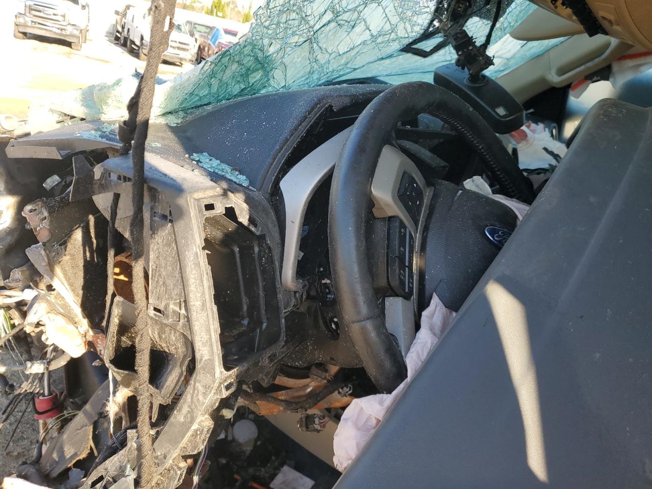2017 Ford F450 VIN 1FT8W4DT3HEC73199 Copart auction photo, front end / all over damage thumbnail 9