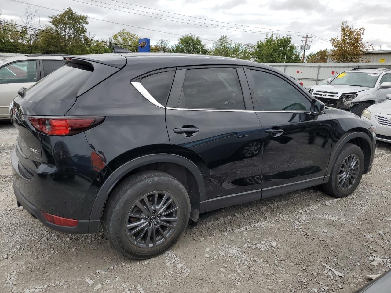 2020 Mazda CX-5 VIN JM3KFBCM1L0792706 Copart auction photo, side damage thumbnail 3