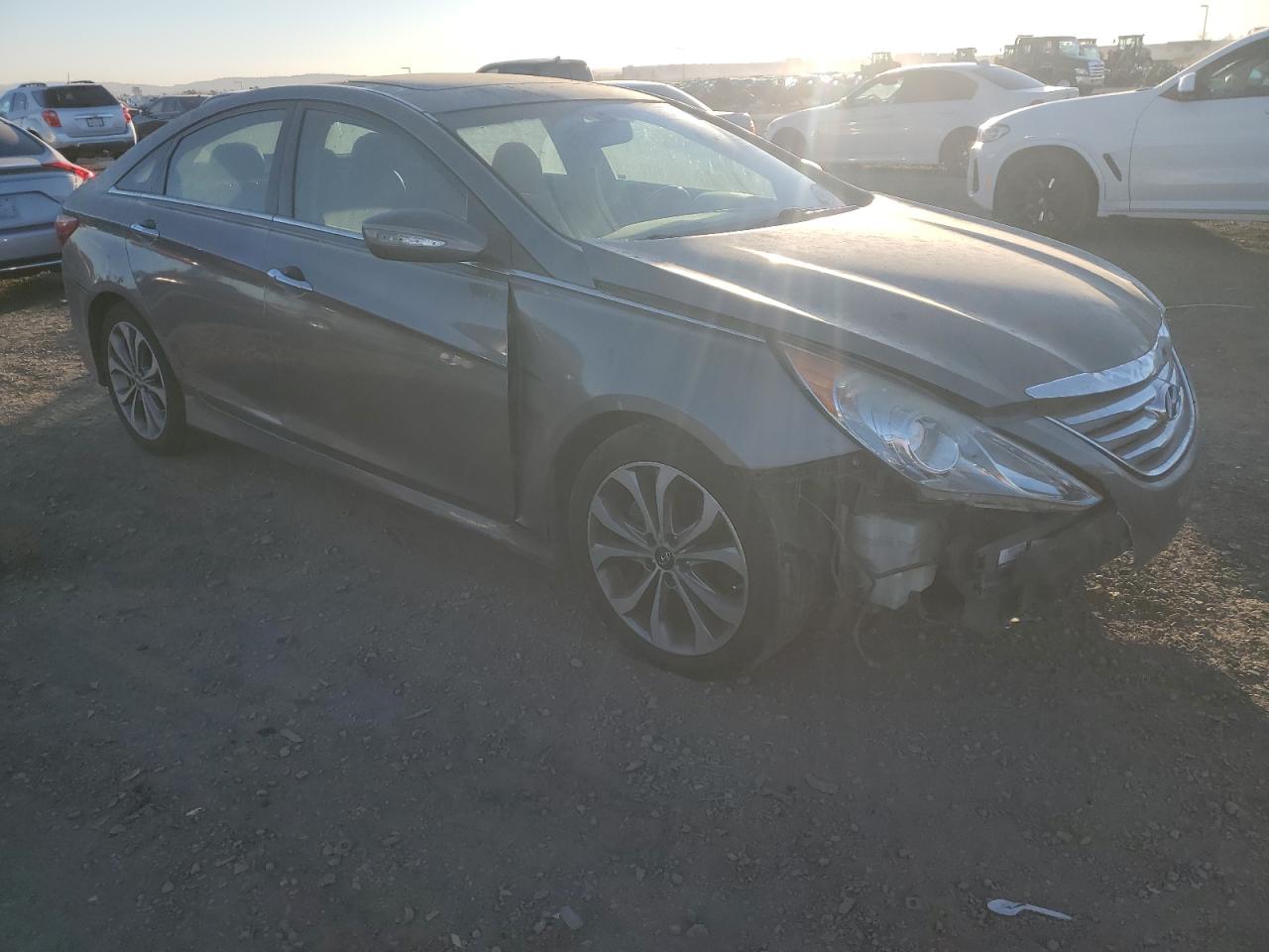 2014 Hyundai Sonata VIN 5NPEC4AC0EH926552 Copart auction photo, front end damage thumbnail 4