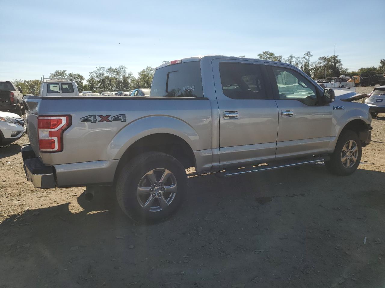 2020 Ford F-150 VIN 1FTEW1E41LKF45011 Copart auction photo, front end / undercarriage damage thumbnail 3