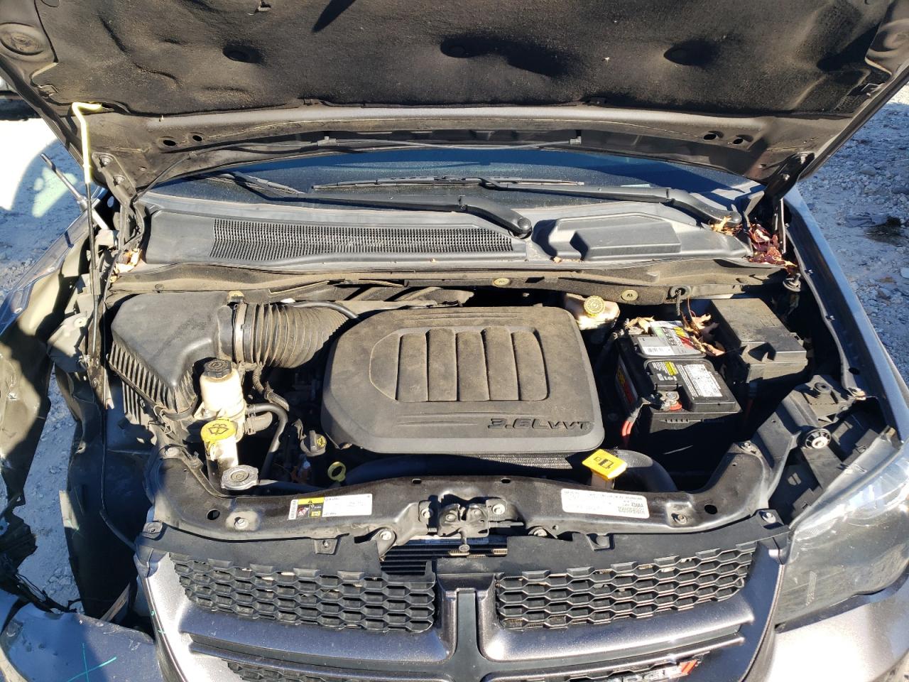 2019 Dodge Caravan VIN 2C4RDGEG3KR620991 Copart auction photo, front end / side damage thumbnail 12
