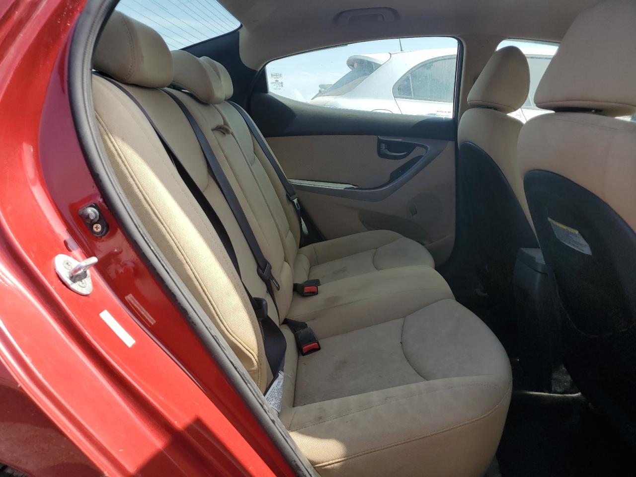 2013 Hyundai Elantra VIN KMHDH4AE6DU628036 Copart auction photo, water/flood damage thumbnail 10