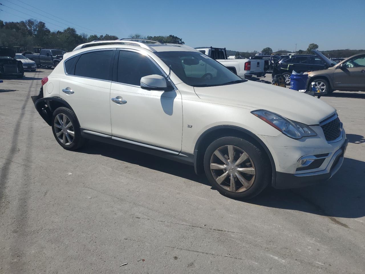 2017 Infiniti QX50 VIN JN1BJ0RP4HM385723 Copart auction photo, rear end damage thumbnail 4