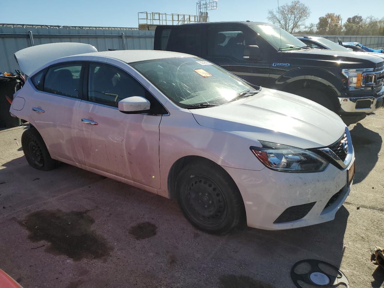 2017 Nissan Sentra VIN 3N1AB7AP8HY346854 Copart auction photo, rear end damage thumbnail 4