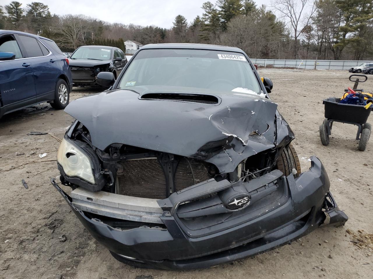 2009 Subaru Legacy VIN 4S3BL856794211116 Copart auction photo, front end / side damage thumbnail 5
