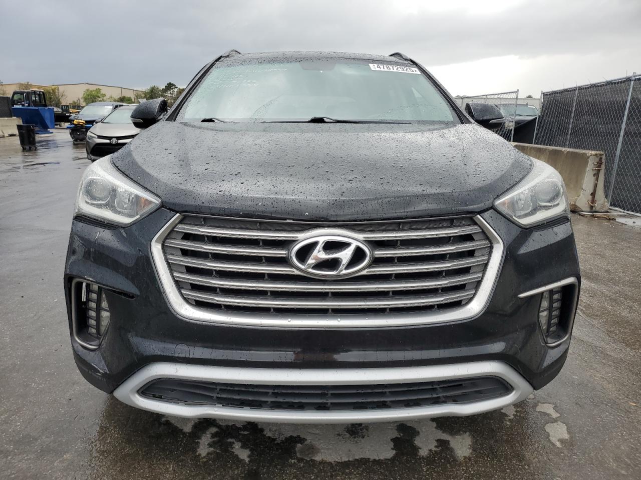 2017 Hyundai Santa Fe VIN KM8SN4HF2HU238359 Copart auction photo, side damage thumbnail 5