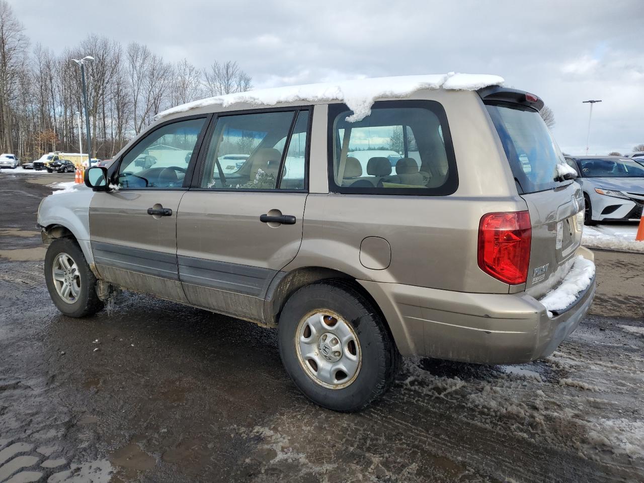2005 Honda Pilot VIN 2HKYF18135H513967 Copart auction photo, front end / minor dent/scratches damage thumbnail 2