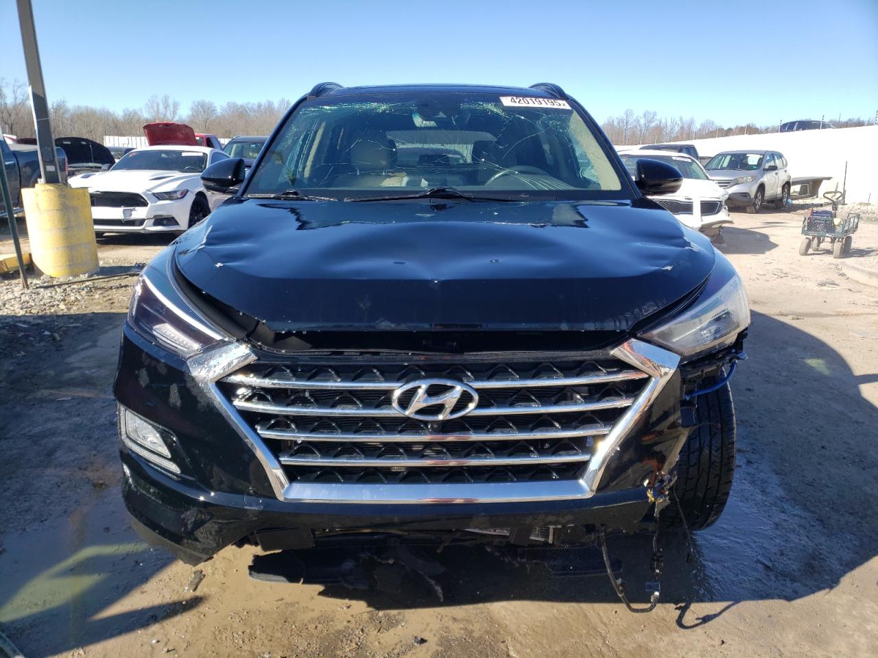2019 Hyundai Tucson VIN KM8J3CAL0KU932132 Copart auction photo, front end / rear end damage thumbnail 5