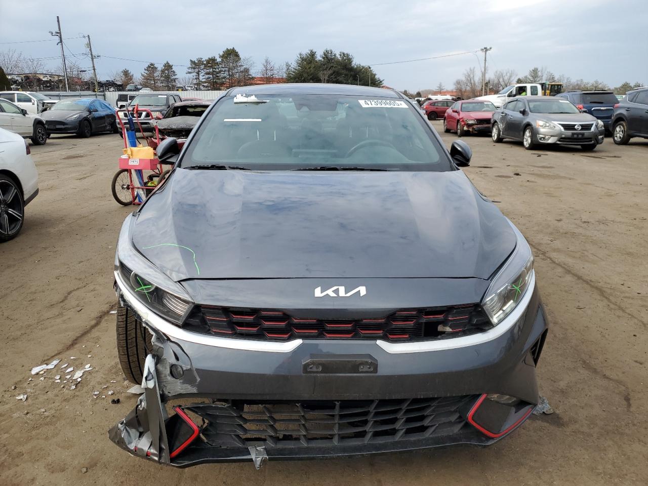 2023 KIA Forte VIN 3KPF54AD3PE592841 Copart auction photo, front end damage thumbnail 5