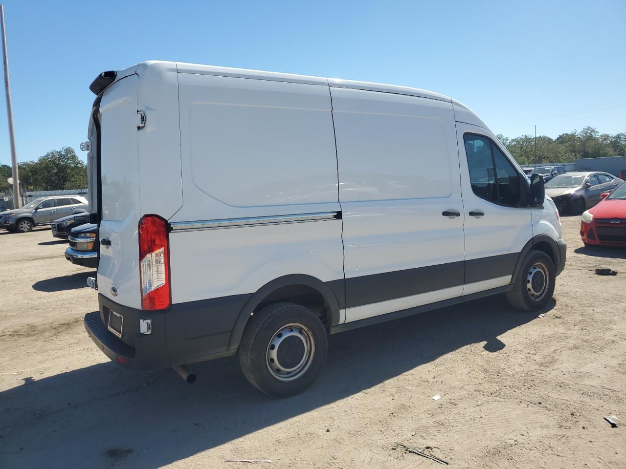 2021 Ford Transit VIN 1FTBR1C88MKA02269 Copart auction photo, rear end damage thumbnail 3