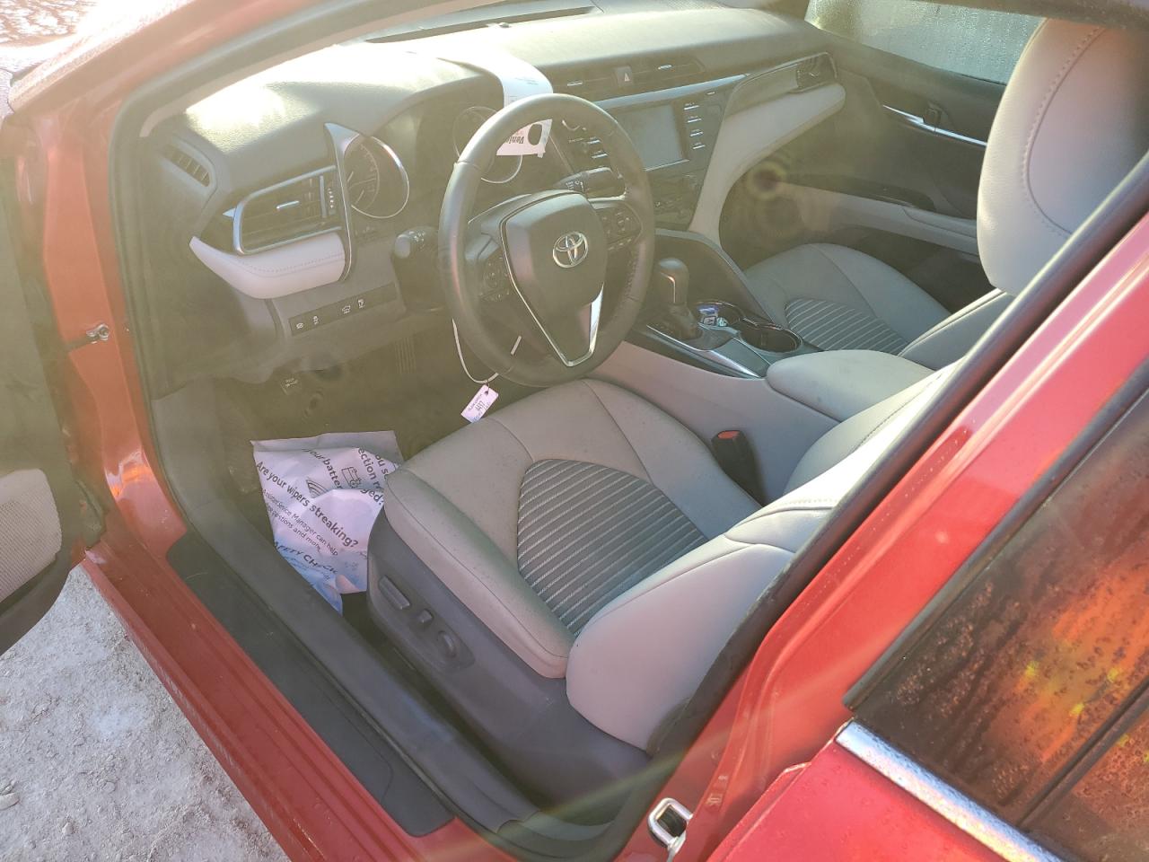 2019 Toyota Camry VIN 4T1B11HK4KU289053 Copart auction photo, water/flood damage thumbnail 8