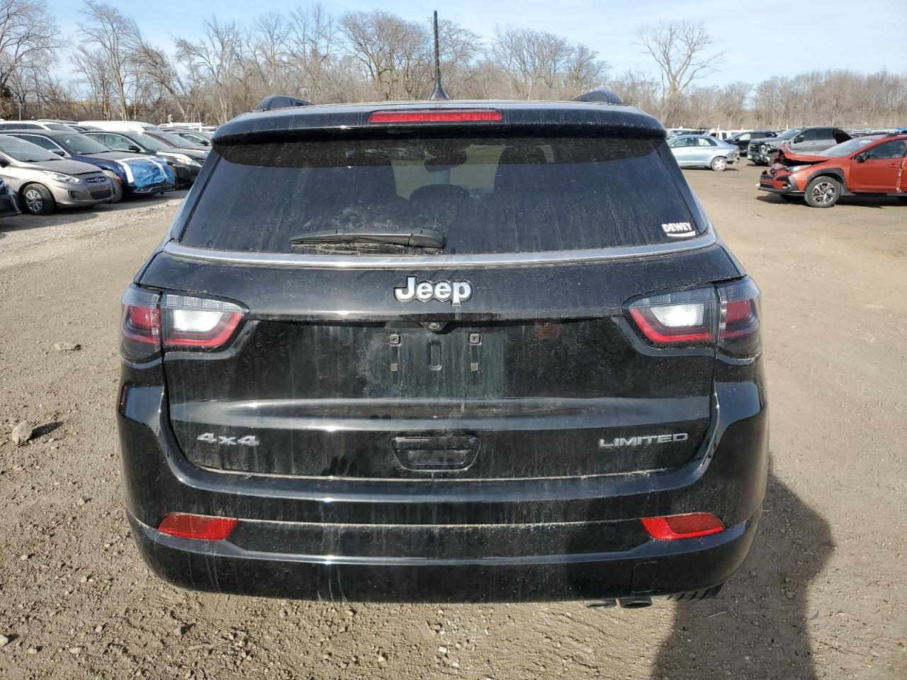 2022 Jeep Compass VIN 3C4NJDCB0NT191274 Copart auction photo, front end / undercarriage damage thumbnail 6