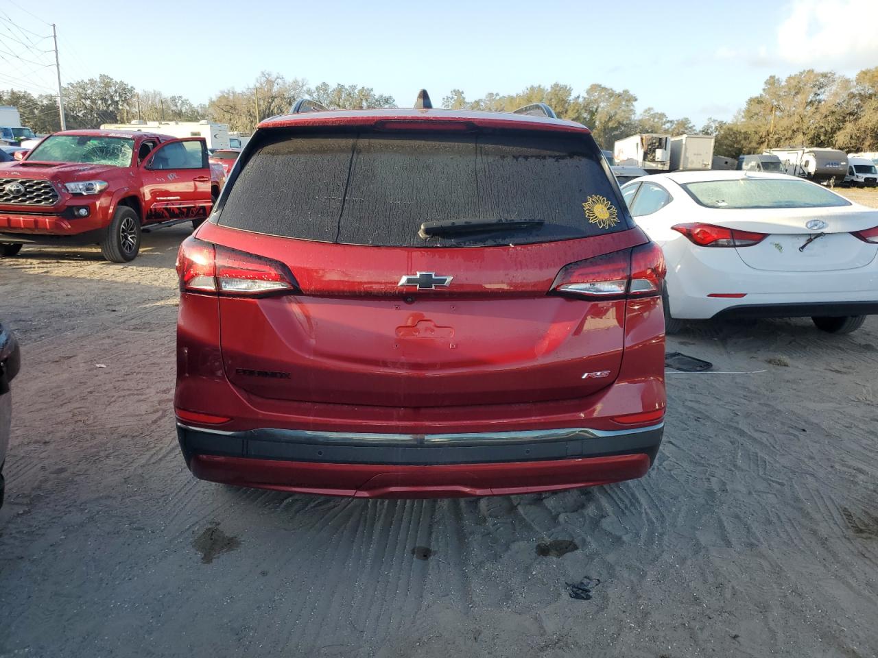 2022 Chevrolet Equinox VIN 3GNAXMEV6NS117116 Copart auction photo, front end / mechanical damage thumbnail 6