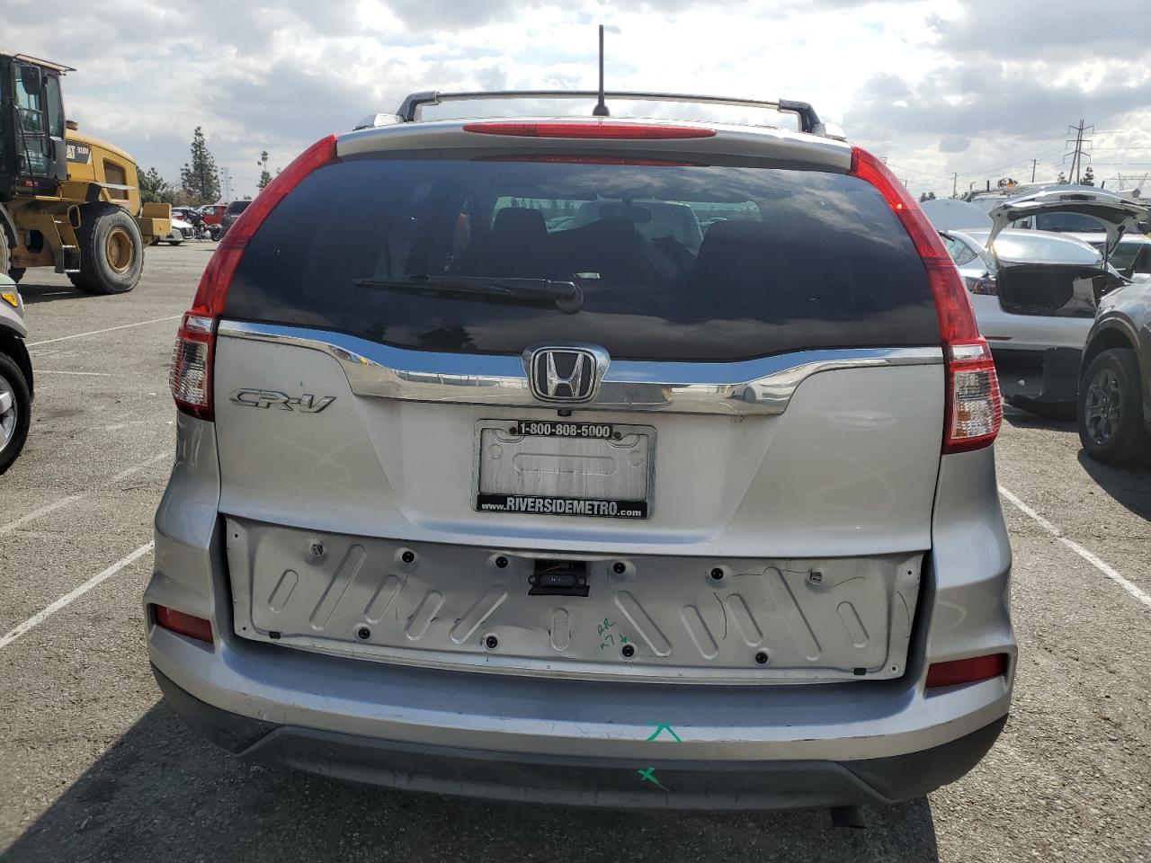 2016 Honda CR-V VIN 2HKRM3H45GH553258 Copart auction photo, front end / rear end damage thumbnail 6