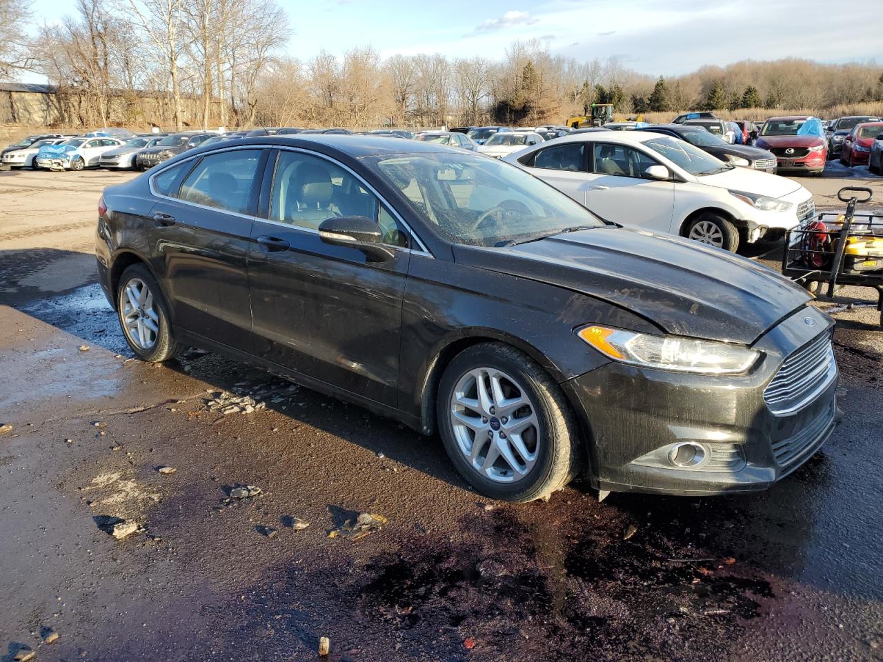 2014 Ford Fusion VIN 3FA6P0HD7ER114457 Copart auction photo, front end damage thumbnail 4