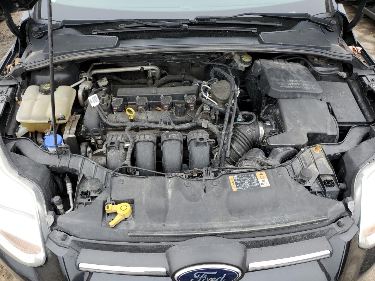 2014 Ford Focus VIN 1FADP3K22EL397042 Copart auction photo, top/roof / side damage thumbnail 11