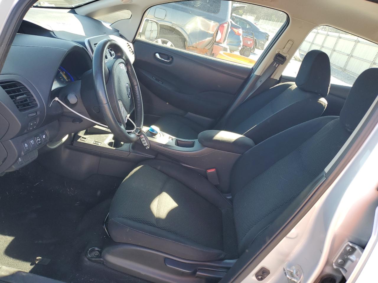 2015 Nissan Leaf VIN 1N4AZ0CP8FC314477 Copart auction photo, front end / undercarriage damage thumbnail 7