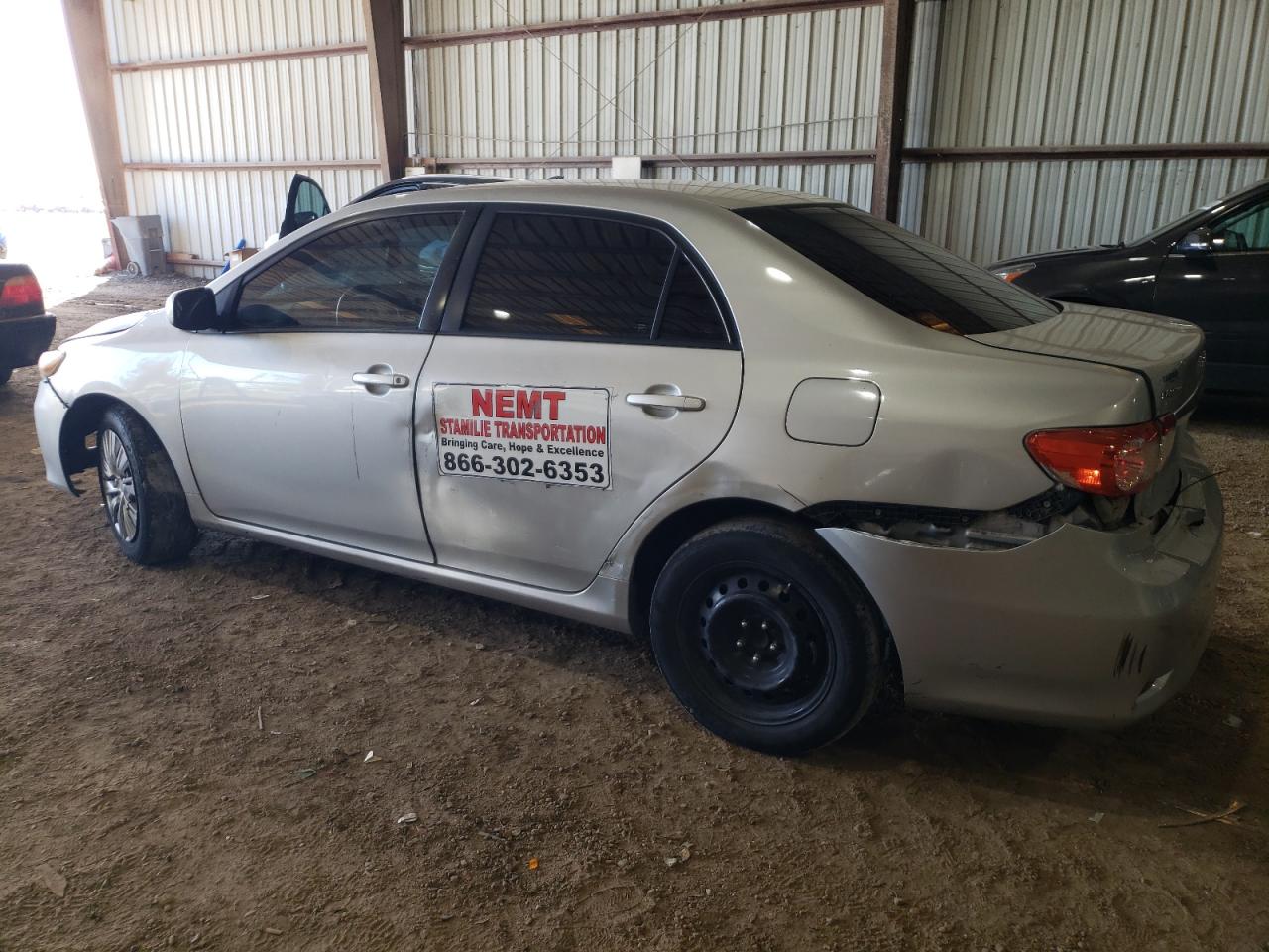 2012 Toyota Corolla VIN 2T1BU4EE5CC776434 Copart auction photo, rear end / side damage thumbnail 2