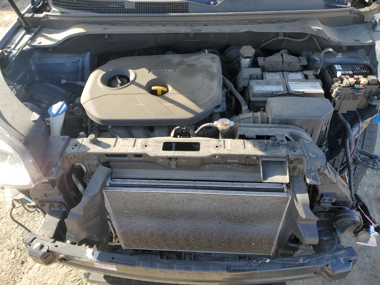 2018 KIA Soul VIN KNDJP3A55J7577708 Copart auction photo, front end / side damage thumbnail 12