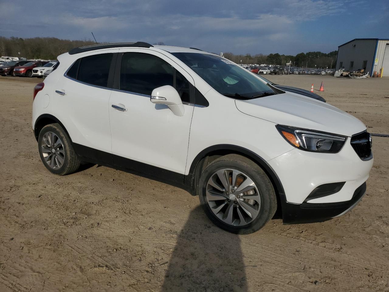 2018 Buick Encore VIN KL4CJASB3JB517615 Copart auction photo, side damage thumbnail 4