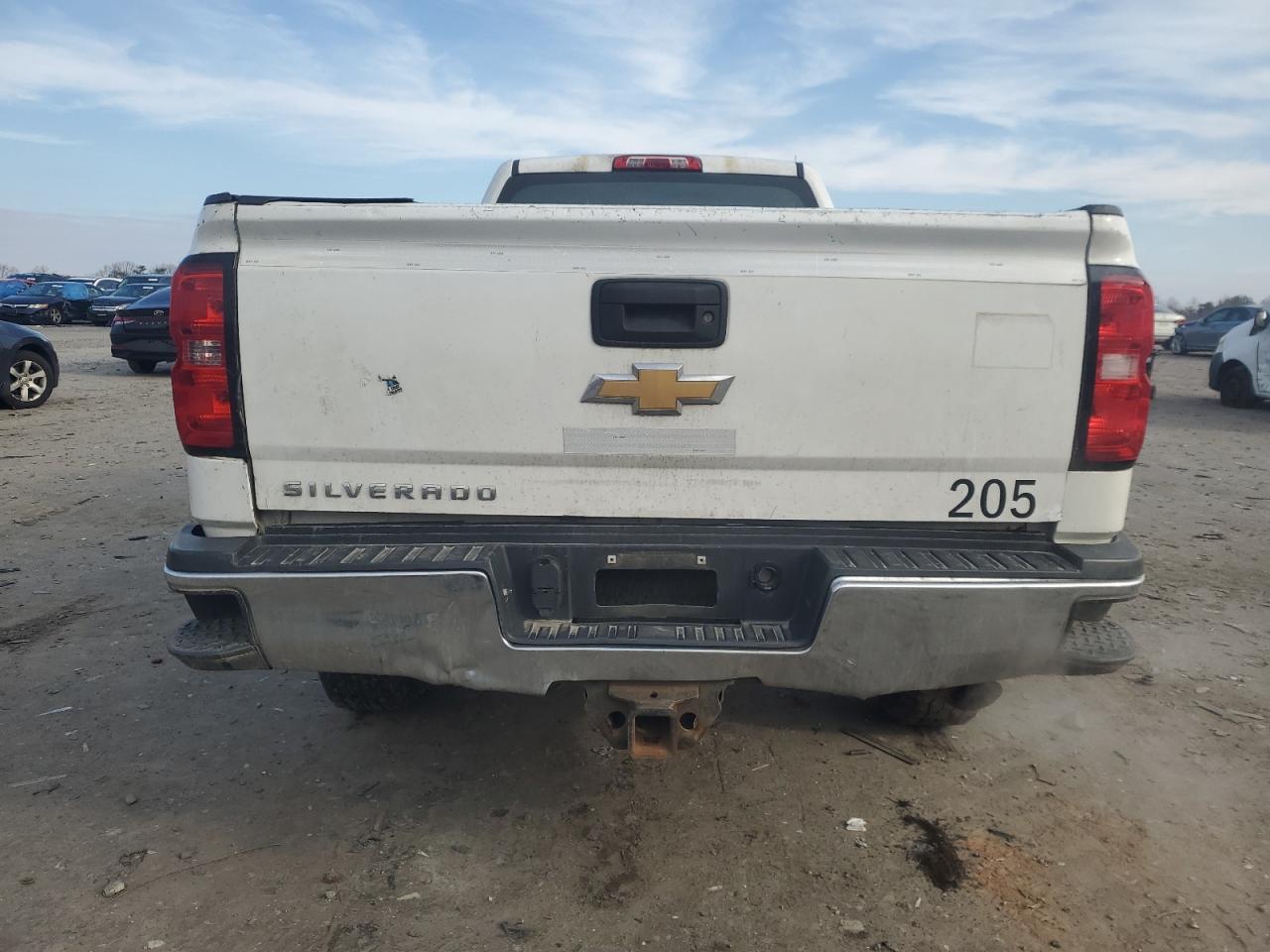2015 Chevrolet Silverado VIN 1GC0CUEGXFZ533322 Copart auction photo, front end / side damage thumbnail 6