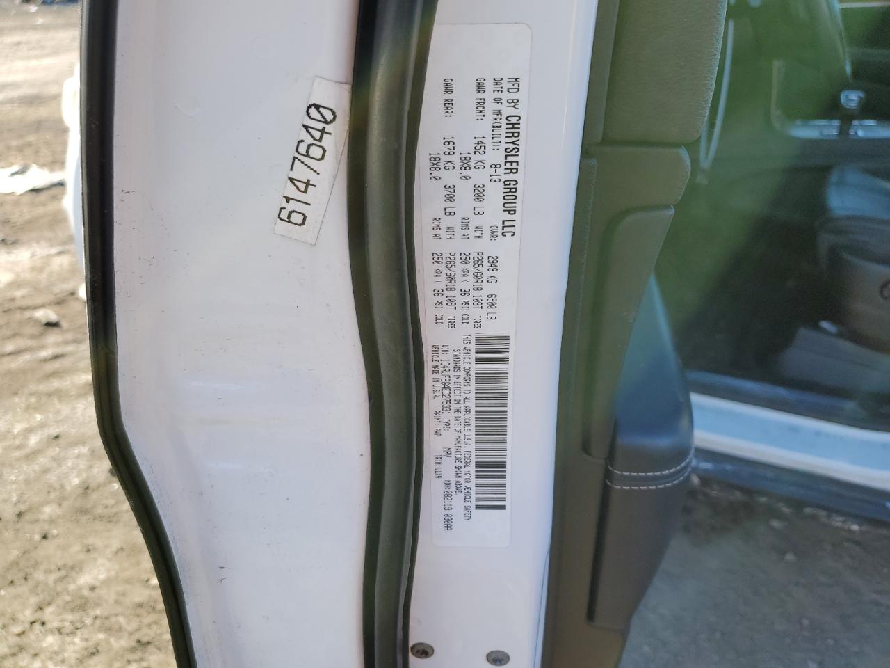2014 Jeep Grand Cherokee VIN 1C4RJFBG4EC275331 Copart auction photo, rear end damage thumbnail 13