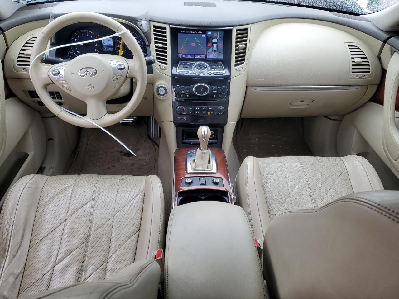 2013 Infiniti FX VIN JN8CS1MW9DM174793 Copart auction photo, front end damage thumbnail 8