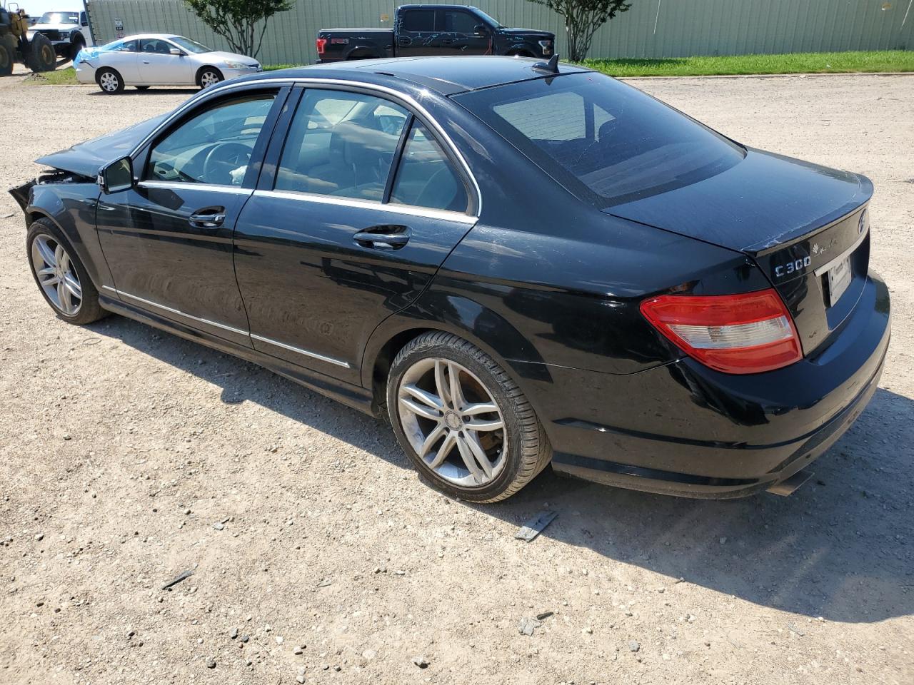2011 Mercedes-Benz C-klasse VIN WDDGF8BB1BR151959 Copart auction photo, front end damage thumbnail 2