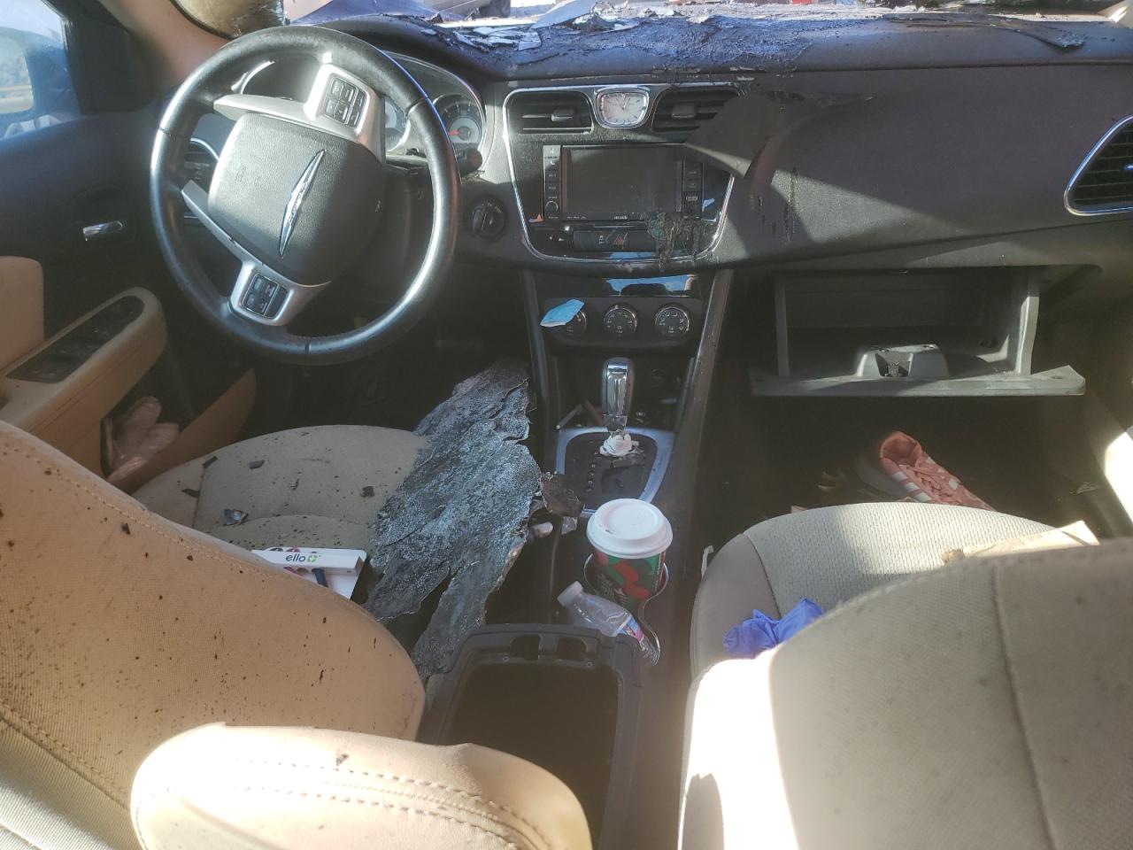 2011 Chrysler 200 VIN 1C3BC1FB0BN533118 Copart auction photo, burn damage thumbnail 8
