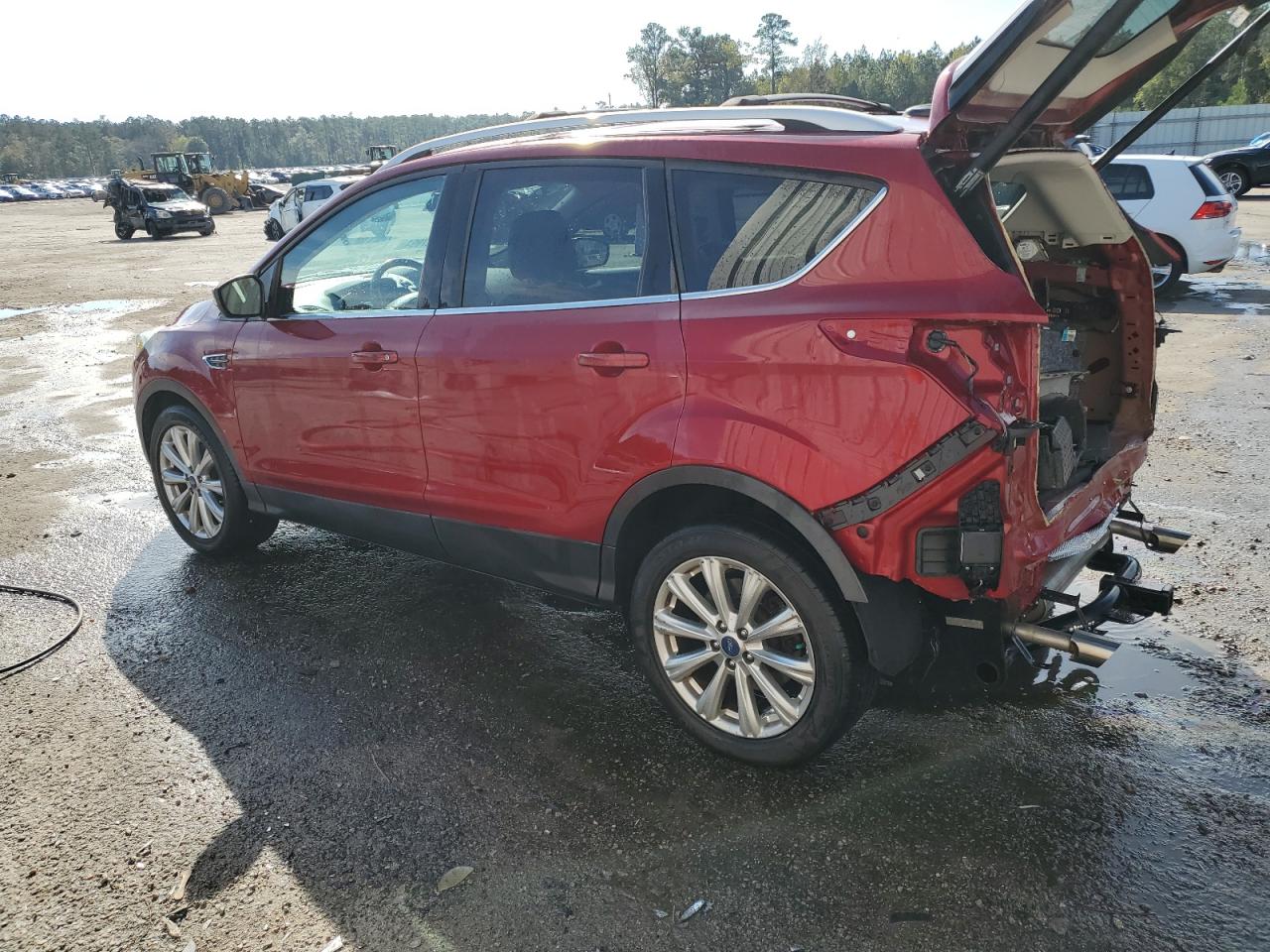 2017 Ford Escape VIN 1FMCU0JD3HUD34591 Copart auction photo, rear end damage thumbnail 2