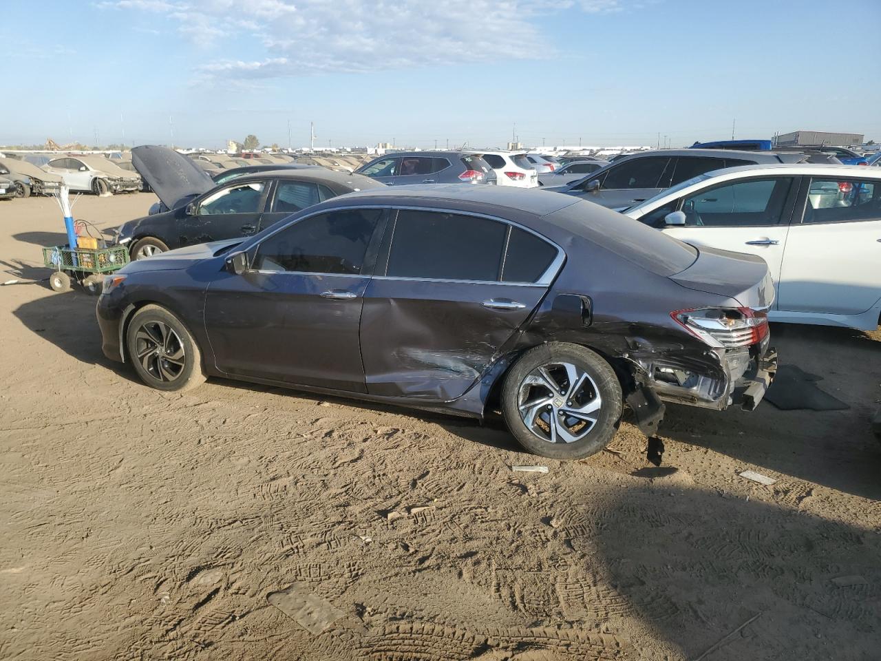2016 Honda Accord VIN 1HGCR2F30GA235732 Copart auction photo, rear end damage thumbnail 2