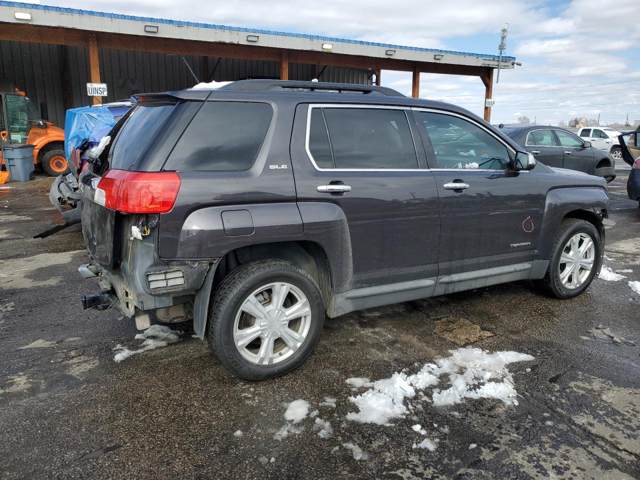 2016 GMC Terrain VIN 2GKALNEK9G6230659 Copart auction photo, front end / rear end damage thumbnail 3