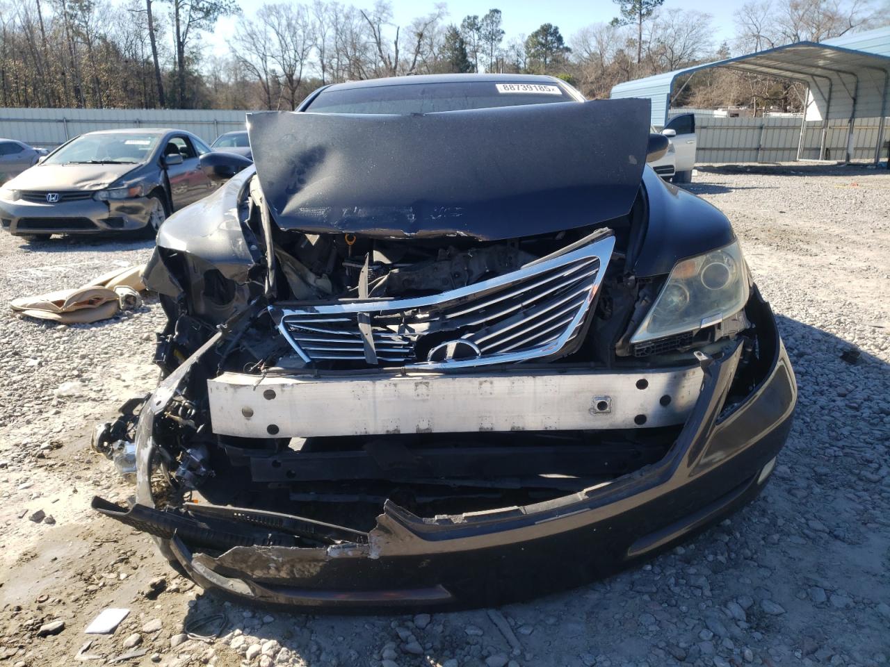 2008 Lexus LS VIN JTHBL46F785070014 Copart auction photo, front end damage thumbnail 5