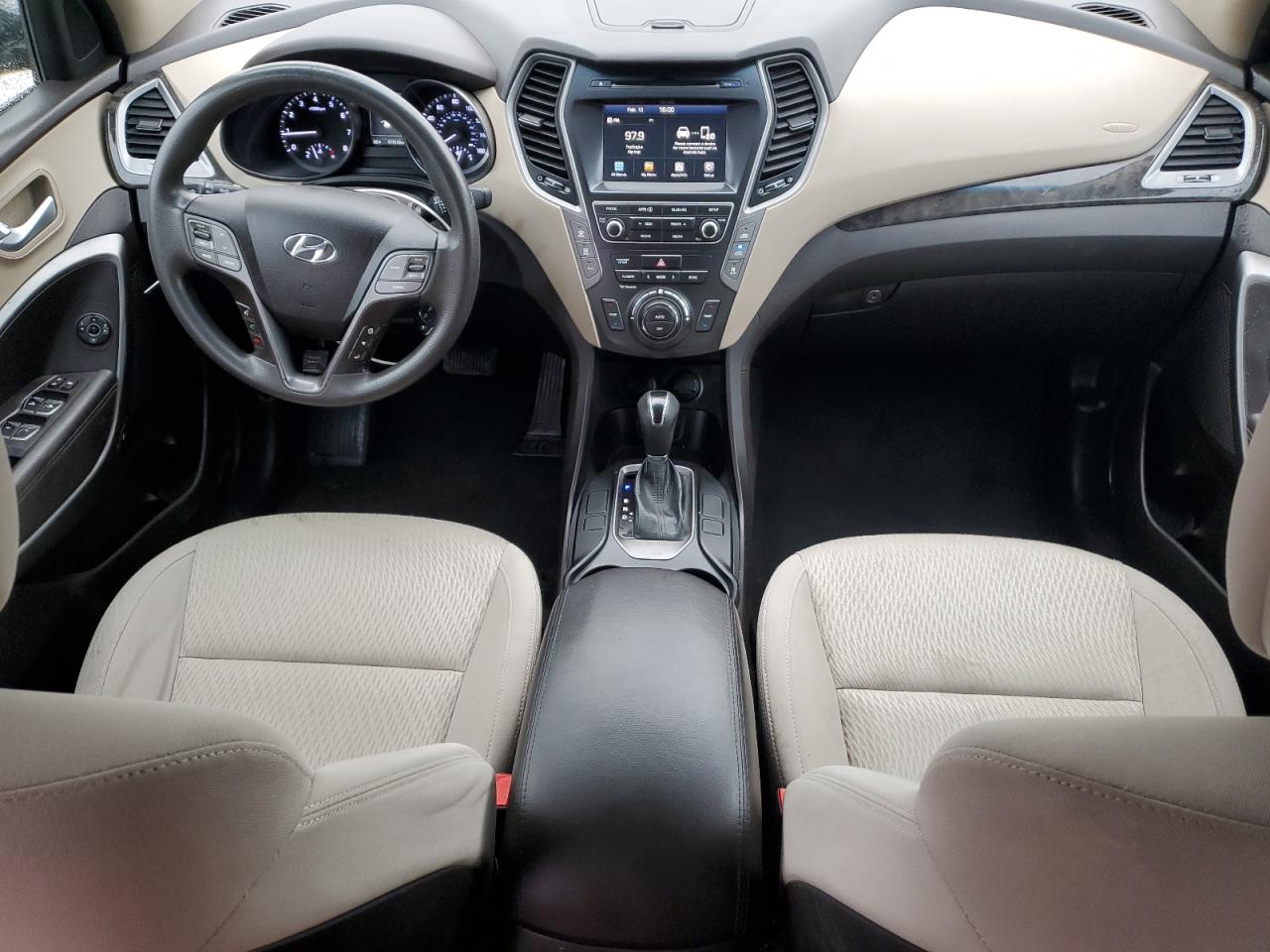 2017 Hyundai Santa Fe VIN KM8SM4HFXHU166250 Copart auction photo, vandalism damage thumbnail 8