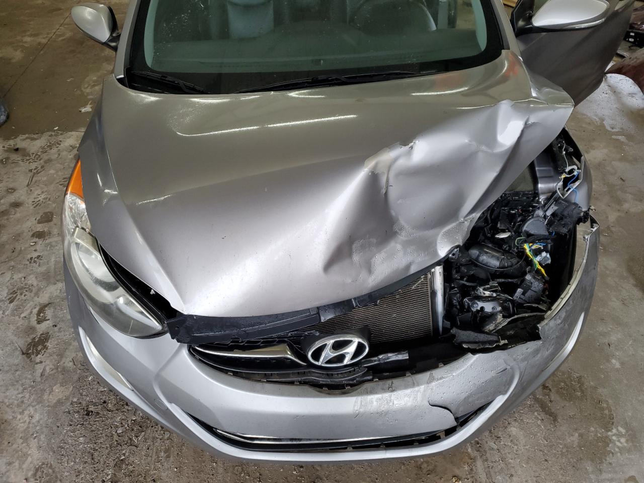 2011 Hyundai Elantra VIN KMHDH4AE5BU147322 Copart auction photo, front end / minor dent/scratches damage thumbnail 11