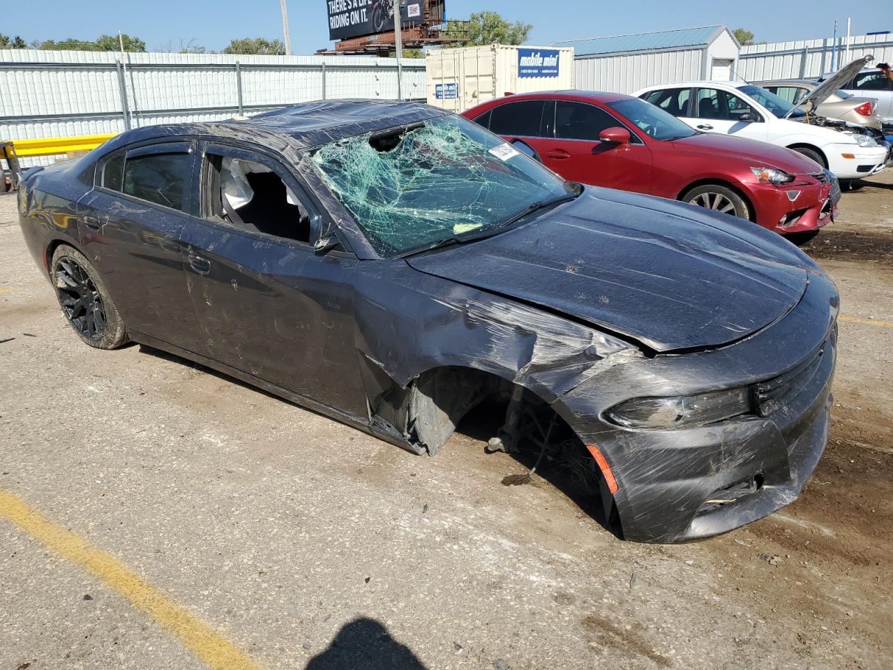 2017 Dodge Charger VIN 2C3CDXCT3HH510273 Copart auction photo, rollover damage thumbnail 4