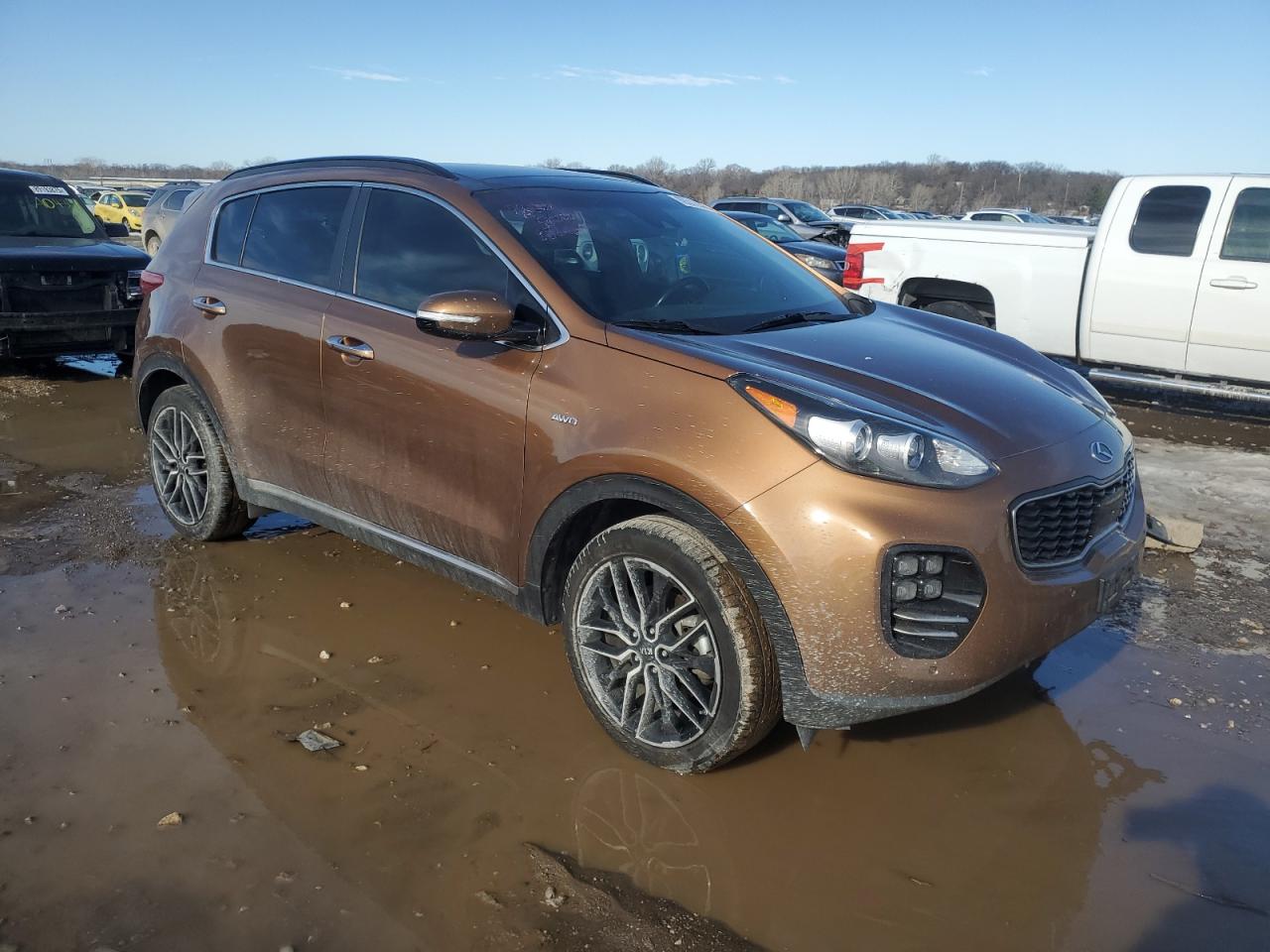 2019 KIA Sportage VIN KNDPRCA69K7567021 Copart auction photo, front end damage thumbnail 4