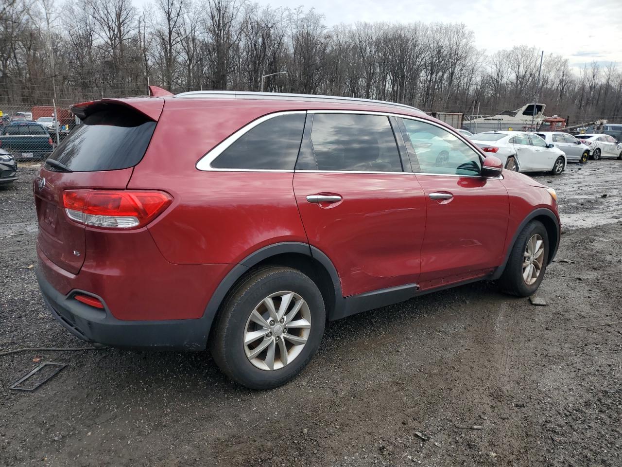 2016 KIA Sorento VIN 5XYPG4A50GG107520 Copart auction photo, vandalism / side damage thumbnail 3