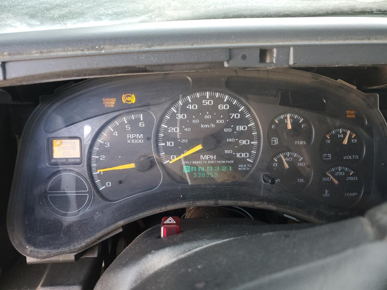 2001 Chevrolet Tahoe VIN 1GNEK13TX1J167738 Copart auction photo, rear end / front end damage thumbnail 9