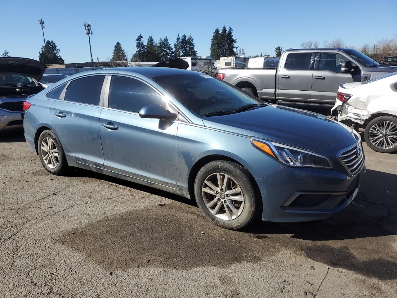 2016 Hyundai Sonata VIN 5NPE24AF6GH267411 Copart auction photo, front end damage thumbnail 4