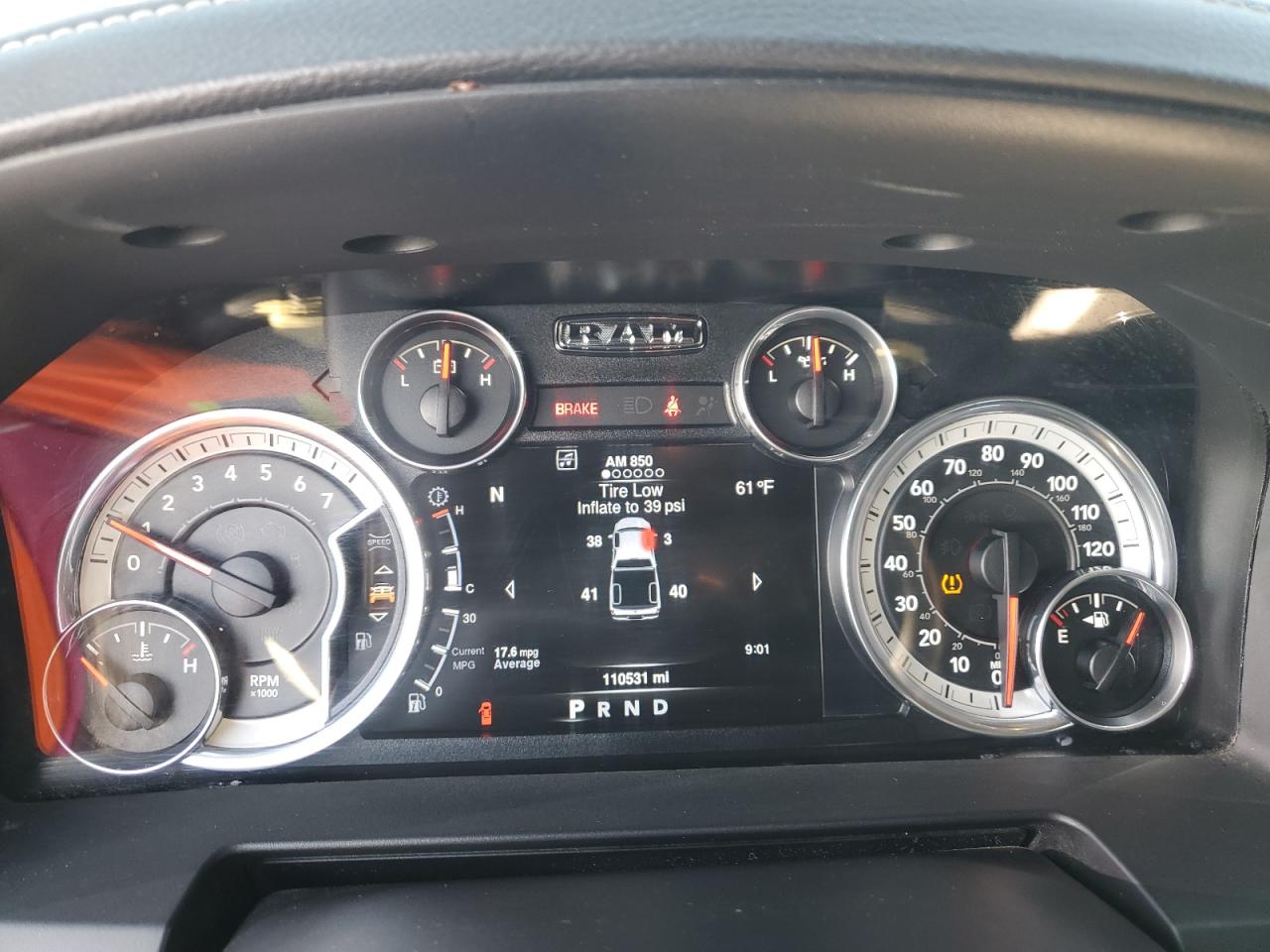 2016 RAM 1500 VIN 1C6RR7NT7GS251337 Copart auction photo, front end / hail damage thumbnail 9