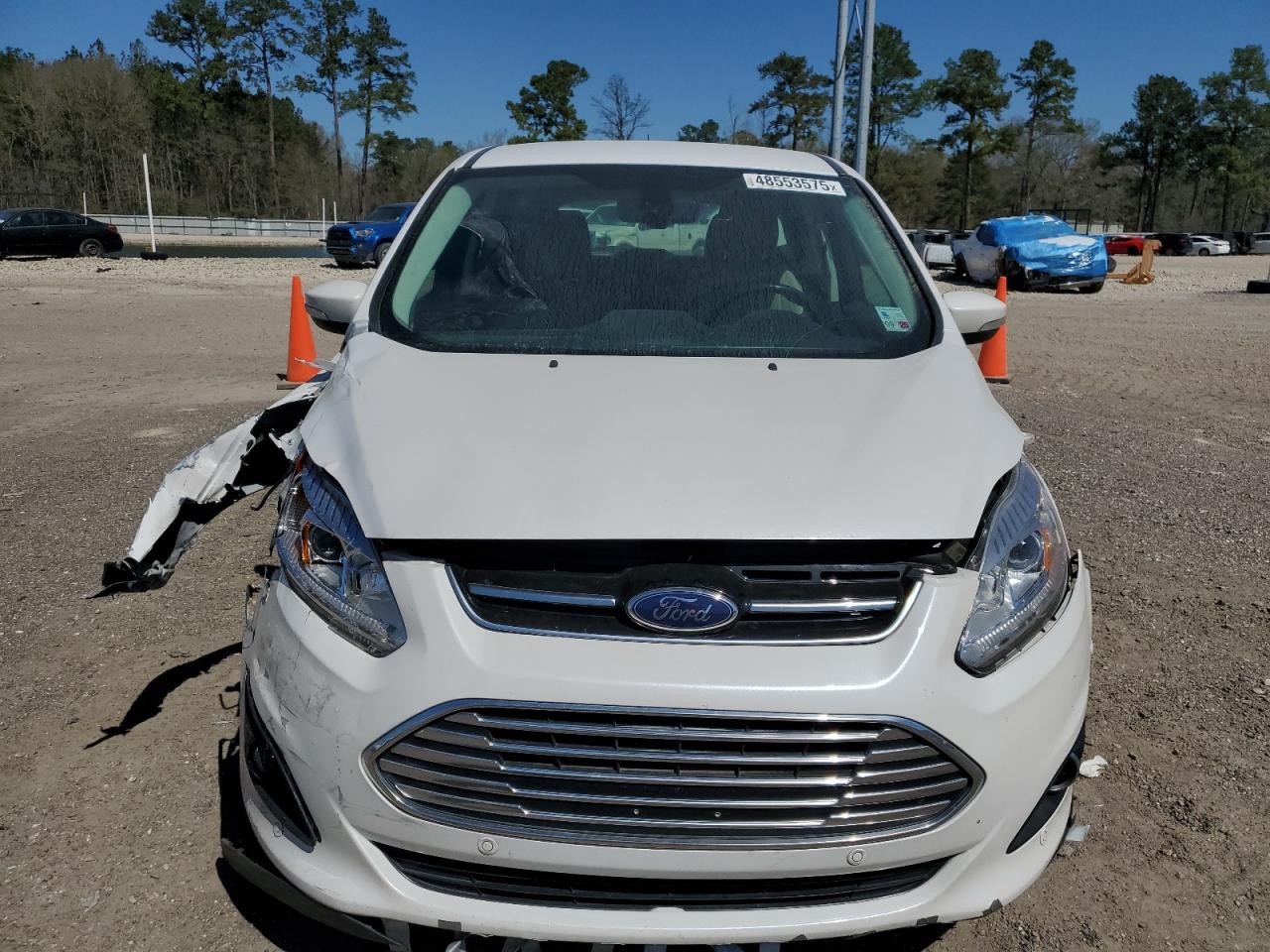 2017 Ford C-MAX VIN 1FADP5FU3HL109041 Copart auction photo, front end / side damage thumbnail 5